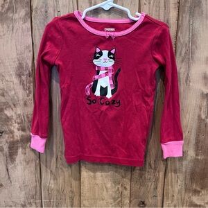 Gymboree Red Kids Shirt with Cat Design